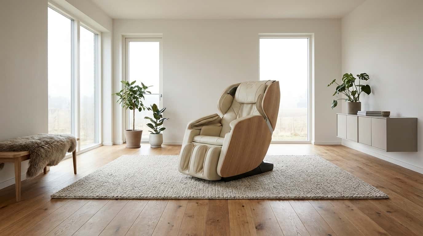 How much space does a massage chair need at home?